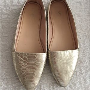 Yosi Samra Leather Foldable Flats S 8.5 Preowned